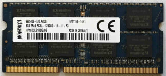 8GB 2Rx8 PC3L-12800S-11-11-F3 Kingston