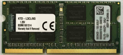 8GB 2Rx8 PC3L-12800S Kingston