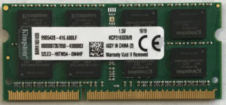 8GB 2Rx8 PC3-12800S Kingston