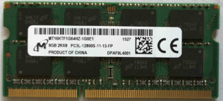 8GB 2Rx8 PC3L-12800S-11-13-FP Micron