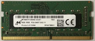 8GB 1Rx8 PC4-2400T-SA2-11 Micron