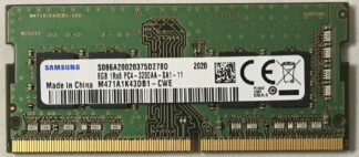 8GB 1Rx8 PC4-3200AA-SA1-11 Samsung