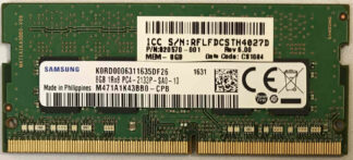 8GB 1Rx8 PC4-2133P-SA0-10 Samsung