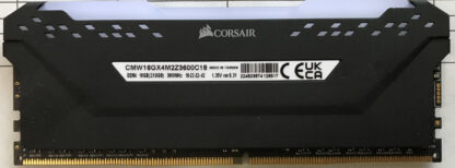 8GB 2Rx8 PC4-3200 Corsair Vengeance RGB Pro