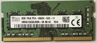 8GB 1Rx8 PC4-2666V-SA2-11 SKhynix