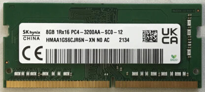 8GB 1Rx16 PC4-3200AA-SC0-12 SKhynix