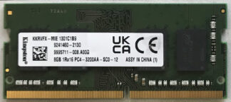 8GB 1Rx16 PC4-3200AA-SC0-12 Kingston