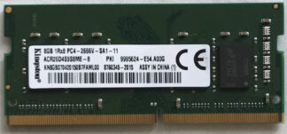 8GB 1Rx8 PC4-2666V-SA1-11 Kingston