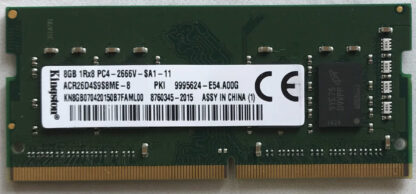 8GB 1Rx8 PC4-2666V-SA1-11 Kingston