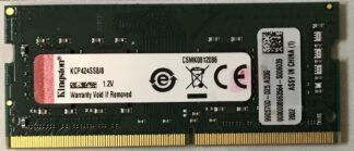 8GB 1Rx8 PC4-2400 Kingston -KCP424SS8/8