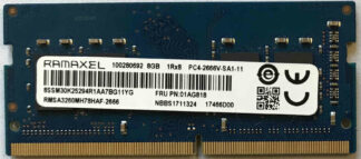 8GB 1Rx8 PC4-2666V-SA1-11 Ramaxel