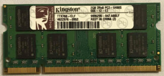 2GB 2Rx8 PC2-6400S-666-12 E2 Kingston