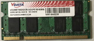 2GB 2Rx8 PC2-5300S Vdata