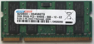 2GB 2Rx8 PC2-6400S-666-12-E2 DaneElec